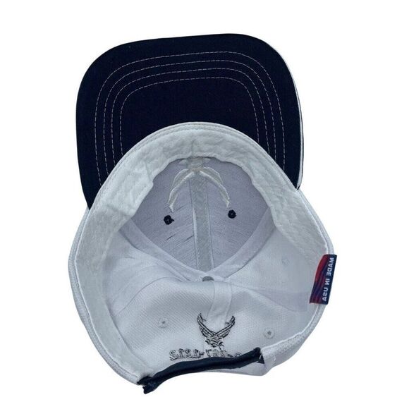 Air Force Reserve  Unisex Baseball Cap Blue White  Hook Loop 6 Panel OS Reserve - Picture 9 of 9